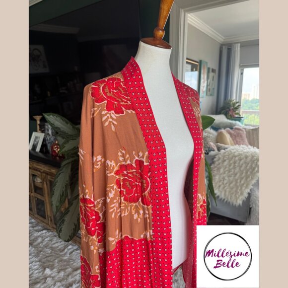 Free People Silk Kimono - Picture 6 of 8